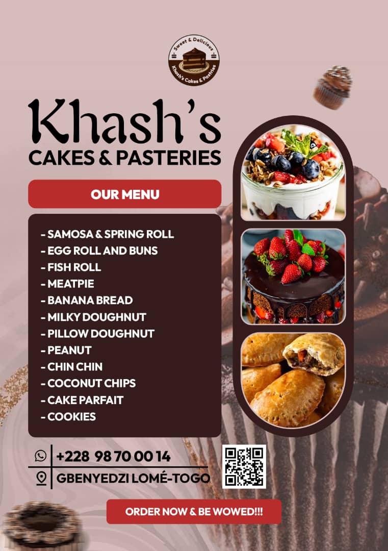 Khash cakes and pastries banner